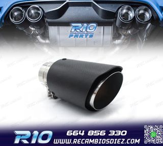 COLA ESCAPE CARBONO UNIVERSAL TIPO AKRAPOVIC 76MM