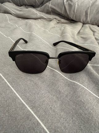 Gafas Gucci Originales Negro y Dorado