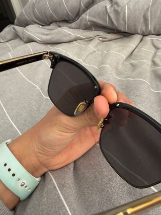 Gafas Gucci Originales Negro y Dorado