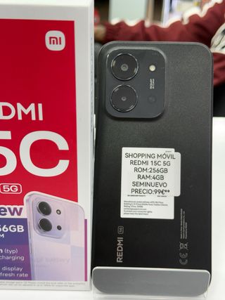 Xiaomi Redmi 15C 5G 256GB/4GB RAM seminuevo