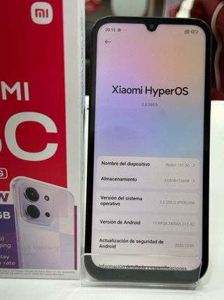 Xiaomi Redmi 15C 5G 256GB/4GB RAM seminuevo