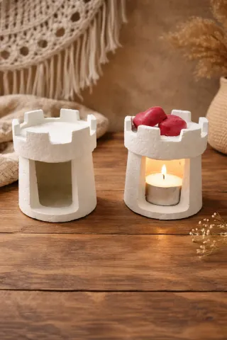 Quemador de Wax Melts Blanco