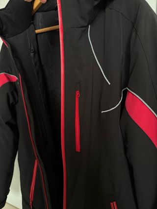 Chaqueta de esquí Boomerang Negra/Roja