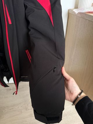 Chaqueta de esquí Boomerang Negra/Roja
