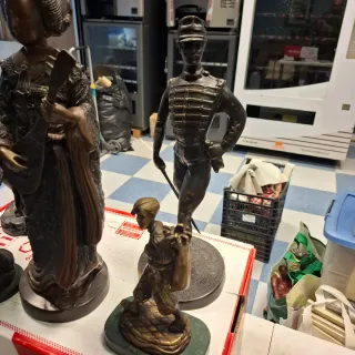 Lote Bronce Esculturas Figuras