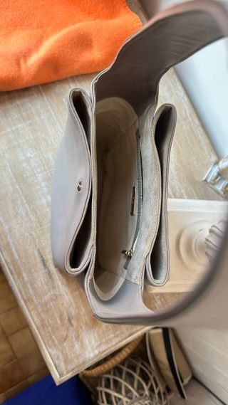 Bolso Purificación García piel topo