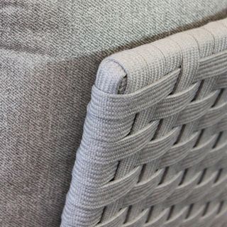 Poltrona Esterno Moderna alluminio effetto legno