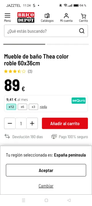 Lavabo pequeño Brico Depot madera(ESTA MONTADO)