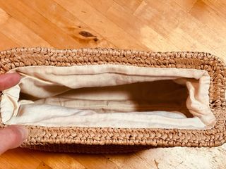 Bolso Clutch Rafia color natural