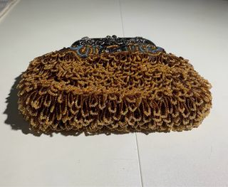 Bolso pedrería metal y cadena