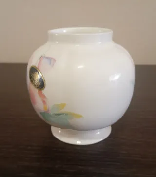 BONITO JARRÓN DE PORCELANA AYNSLEY PATRÓN LITTLE