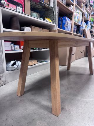 Mesa/Banco Madera 140x45x45