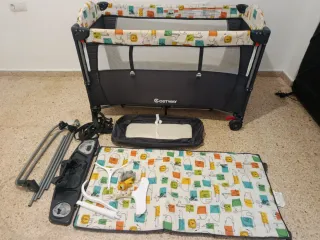 Cuna de colecho Costway con accesorios