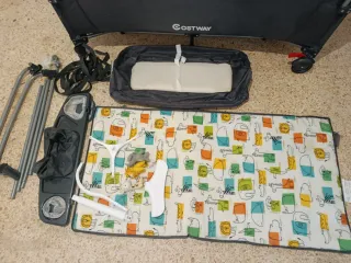 Cuna de colecho Costway con accesorios