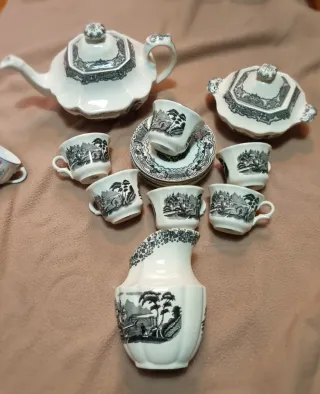 Juego 15 piezas té La Cartuja