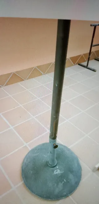 Sombrilla de exterior beige