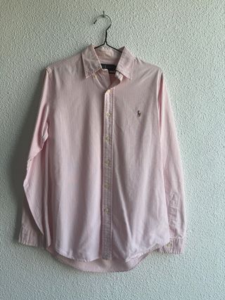 Camisa Polo Ralph Lauren Rayas Rosas