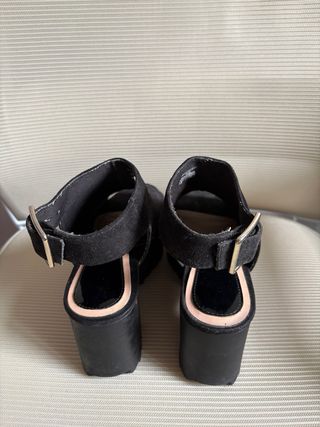 Sandalias plataforma negras