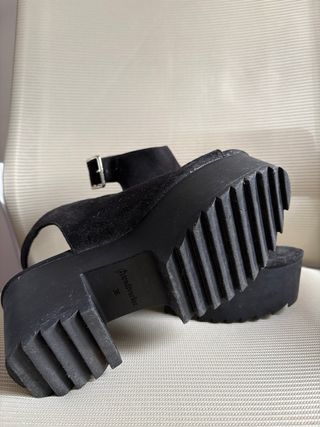 Sandalias plataforma negras