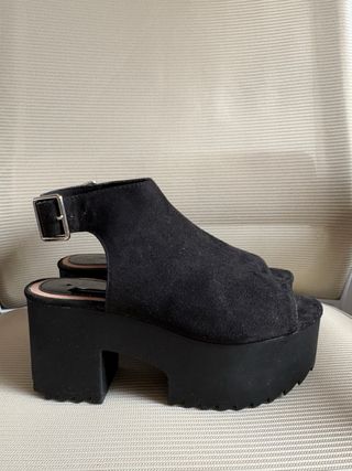 Sandalias plataforma negras