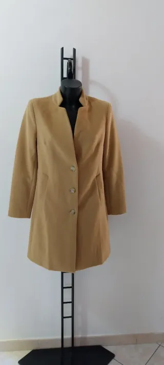 Cappotto Rinascimento Beige Taglia M