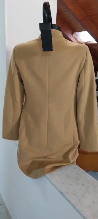 Cappotto Rinascimento Beige Taglia M