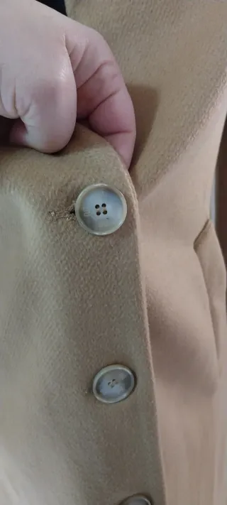 Cappotto Rinascimento Beige Taglia M