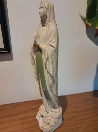 Figura Virgen de Lourdes Cerámica