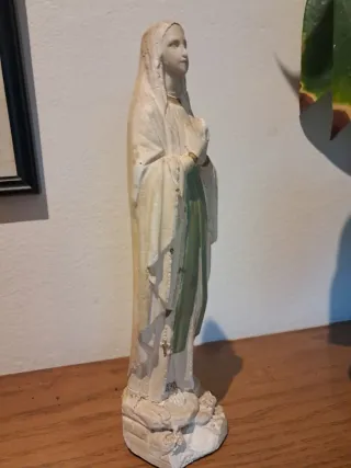 Figura Virgen de Lourdes Cerámica