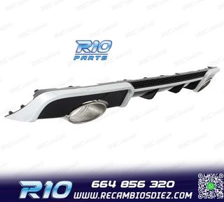 DIFUSOR AUDI A3 8V 12-16 LOOK RS + COLAS ESCAPE