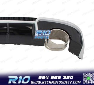DIFUSOR AUDI A3 8V 12-16 LOOK RS + COLAS ESCAPE