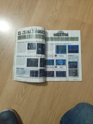 Libro de Pistas Illusion of Time Nintendo