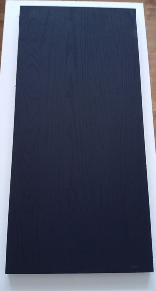 Mesa comedor extensible negra + lámpara cristal