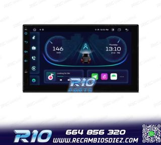 RADIO GPS ANDROID 14 2DIN 7" MULTIMEDIA GPS HD 3 USB SD