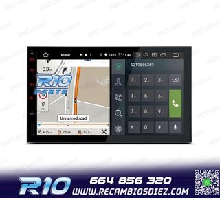 RADIO GPS ANDROID 14 2DIN 7" MULTIMEDIA GPS HD 3 USB SD
