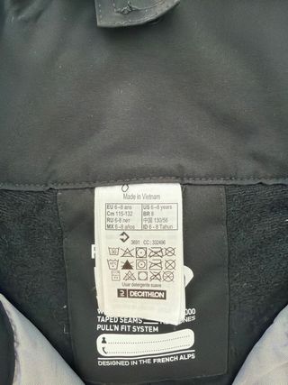 Conjunto Nieve Niño: Cazadora, Pantalón y Guantes