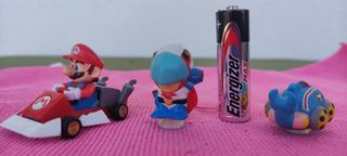 Set 3 action figure Mario Kart Yattaman Gatchaman