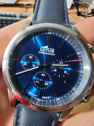 Reloj Lotus Caballero Cronógrafo Azul