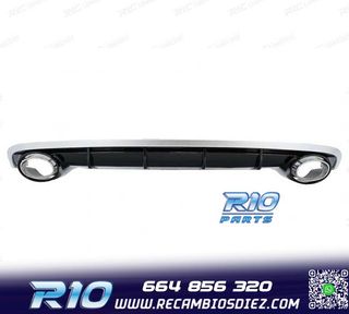 DIFUSOR AUDI A6 4G 15-18 LOOK RS + COLAS ESCAPE