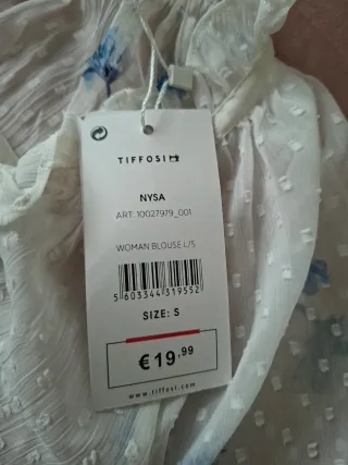 Blusa Tiffosi blanca