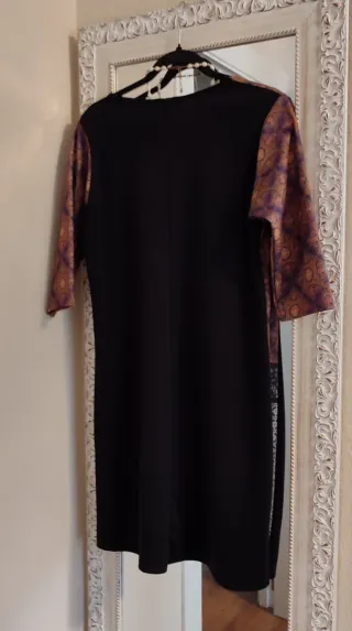 Vestido Estampado Junco y Arena