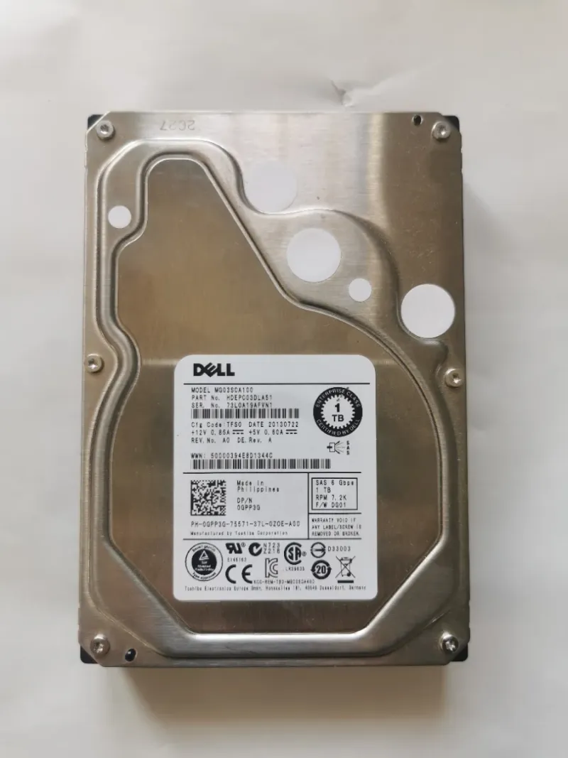 Disco Duro 1TB SAS 3.5'' Dell MG03SCA100 afbeelding 2