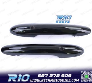 CARCASA TIRADOR PUERTA MINI F55 F56 F57 NEGRO BRILLO KEYLES