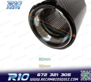 COLA ESCAPE BMW LOOK M CARBONO