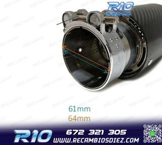 COLA ESCAPE BMW LOOK M CARBONO