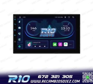 RADIO GPS ANDROID 14 2DIN 7" MULTIMEDIA GPS HD 3 USB SD