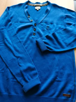 Maglia uomo PLT blu elettrico