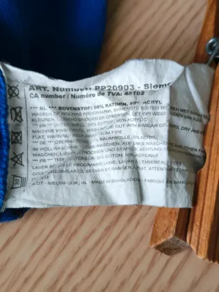 Maglia uomo PLT blu elettrico