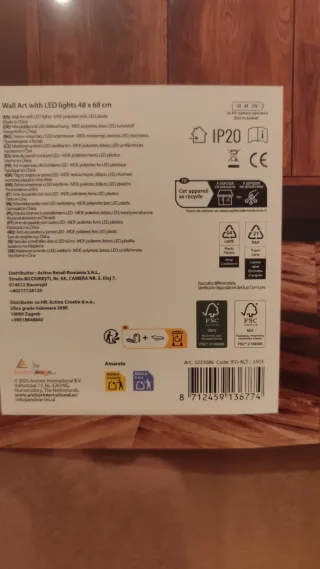 Quadro LED Decorativo Moderno