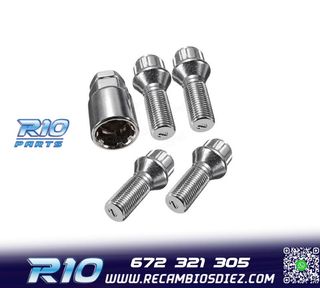 TORNILLOS ANTIRROBO CORTOS 12X125 CÓNICO